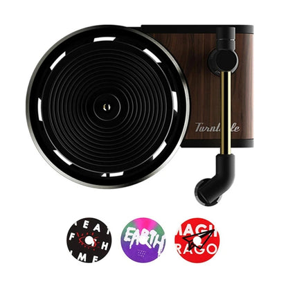 Gramophone+3pcs Refill Aroma Car Aroma Diffuser Air Vent Rotating Retro Gramophone Fragrance Diffuser Ornament - Air Freshener by PMC Jewellery | Online Shopping South Africa | PMC Jewellery | Buy Now Pay Later Mobicred