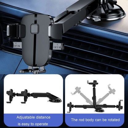 2 In 1 Car Cell Phone Telescopic Holder Universal Automobile Navigation Bracket - Car Holders by PMC Jewellery | Online Shopping South Africa | PMC Jewellery | Buy Now Pay Later Mobicred