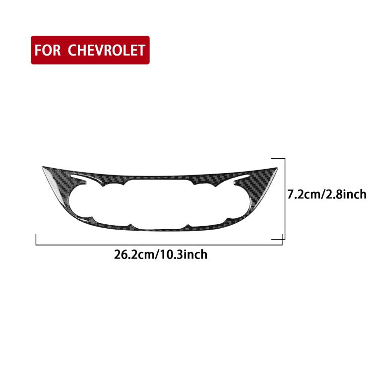 For Chevrolet Malibu 2016-2022 C Model Universal Central Control Knob Panel Sticker(Red) - Car Interior Mouldings by PMc TechLife | Online Shopping South Africa | PMc TechLife | Buy Now Pay Later Mobicred