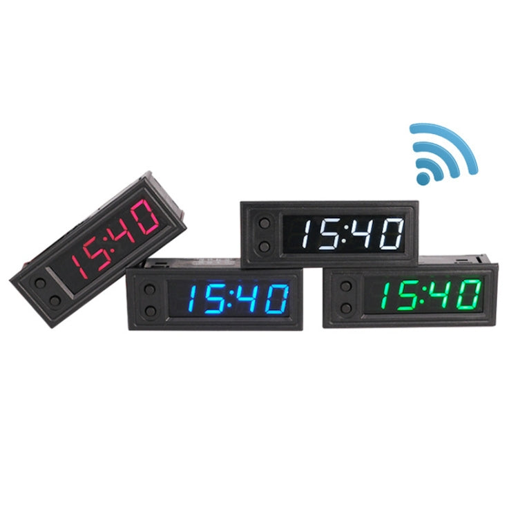5V/12V WIFI Network Automatic Time Synchronization Digital Electronic Clock Module, Color: Blue - Clocks & Car Meters by PMC TechLife | Online Shopping South Africa | PMC TechLife | Buy Now Pay Later Mobicred