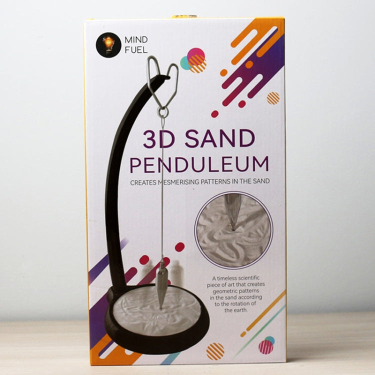 39cm Gravity Sand Pendulum Sand Tray Tabletop Ornament Newton Pendulum Physics Department Stress Reliever(Black) - Desktop Ornaments by PMC Jewellery | Online Shopping South Africa | PMC Jewellery