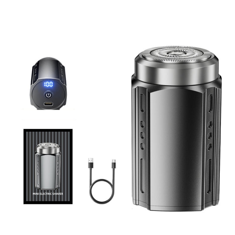 Smart Digital Display Electric Shaver Rechargeable Pocket Razor, Spec: Suspension Knife Net Black - Electric Shavers by PMC TechLife | Online Shopping South Africa | PMC TechLife | Buy Now Pay Later Mobicred