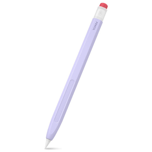 For Apple Pencil 2 AhaStyle PT180-2 Retro Stylus Protective Case Drop Proof Capacitive Pen Cover(Purple) - Pencil Accessories by AhaStyle | Online Shopping South Africa | PMC Jewellery | Buy Now Pay Later Mobicred