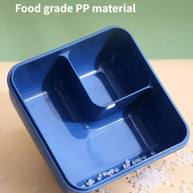 Rectangle Microwaveable Lunch Box Hermetic Bento Box with Spoon Chopsticks(Green) - free shipping - PMC TechLife - Order now!