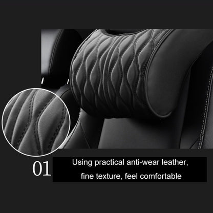 Car Seat Memory Foam Support Cushion, Color: Black Headrest - Seat Accessories by PMC Jewellery | Online Shopping South Africa | PMC Jewellery | Buy Now Pay Later Mobicred