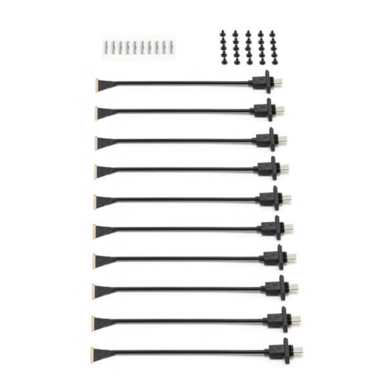 Original DJI E-Port V2 10pcs Coaxial Cable Kit For Matrice 400 - free shipping - PMC TechLife - Order now!