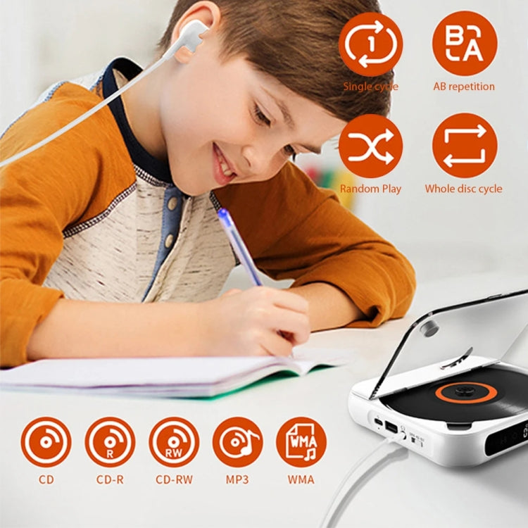 Kecag KC-918 Bluetooth CD Player Rechargeable Touchscreen Headphone Small Music Walkman(Pink) - free shipping - PMC TechLife - Order now!