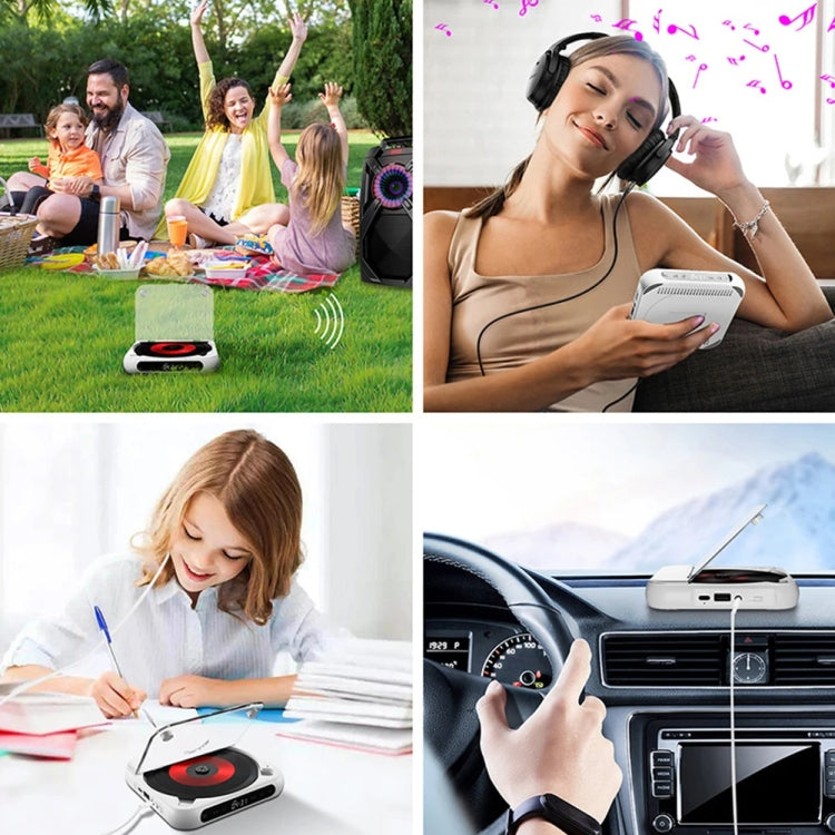 Kecag KC-918 Bluetooth CD Player Rechargeable Touchscreen Headphone Small Music Walkman(Pink) - free shipping - PMC TechLife - Order now!