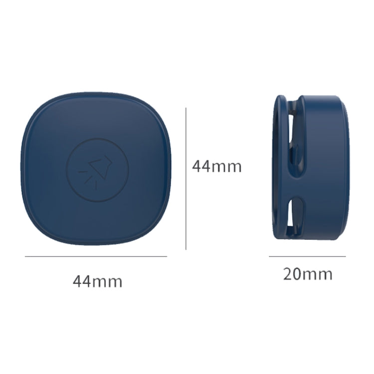 For Samsung Galaxy SmartTag Positioning Tracker Life Waterproof Silicone Protective Case(Black) - SmartTag Accessories by PMC TechLife | Online Shopping South Africa | PMC TechLife