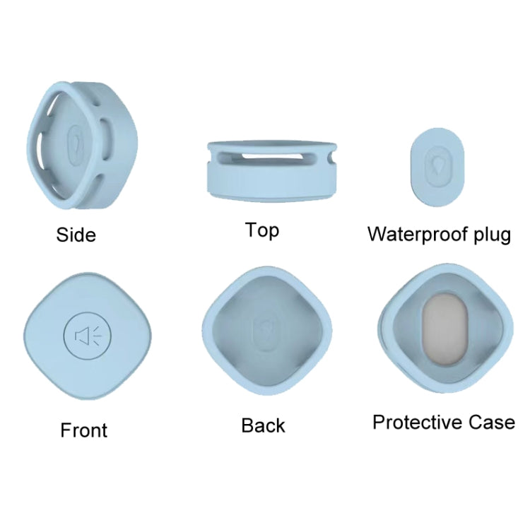 For Samsung Galaxy SmartTag Positioning Tracker Life Waterproof Silicone Protective Case(Pink) - SmartTag Accessories by PMC TechLife | Online Shopping South Africa | PMC TechLife