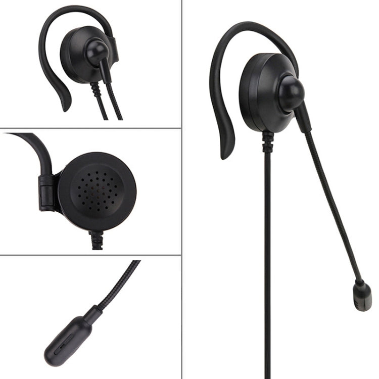 SOYTO SY227 Single-side Operator Ear Hook Headset Corded Computer Headset, Interfaces: Separation USB Wire Control - Microphones & Headsets by SOYTO | Online Shopping South Africa | PMC TechLife | Buy Now Pay Later Mobicred