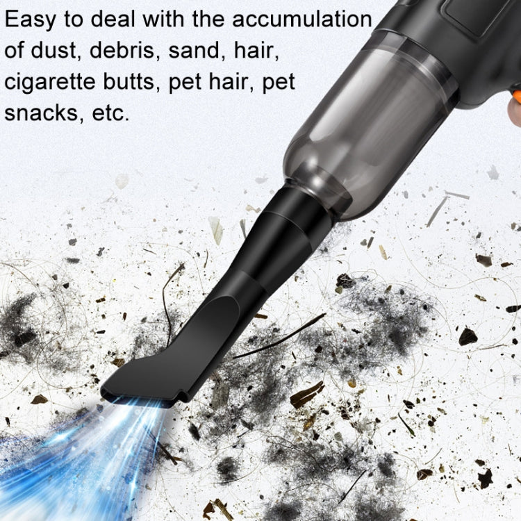 Car Vacuum Cleaner Large Suction Power Wireless Pump Inflatable Blower Handheld Small Vacuum Cleaner, Style: Brush 200W+3 Filters+Air Bag (Black) - Vacuum Cleaner by PMC Jewellery | Online Shopping South Africa | PMC Jewellery | Buy Now Pay Later Mobicred