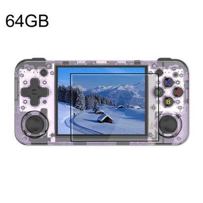 ANBERNIC RG35XX H Handheld Game Console 3.5 Inch IPS Screen Linux System 64GB(Transparent Purple) - Pocket Console by ANBERNIC | Online Shopping South Africa | PMC Jewellery