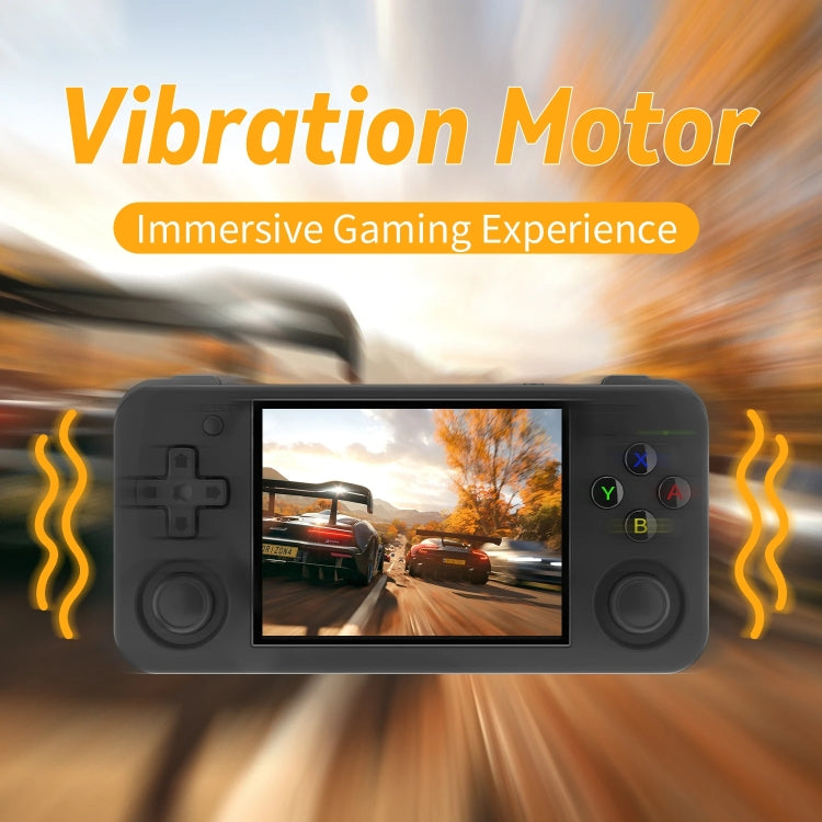 ANBERNIC RG35XX H Handheld Game Console 3.5 Inch IPS Screen Linux System 64GB(Transparent White) - free shipping - PMC TechLife - Order now!