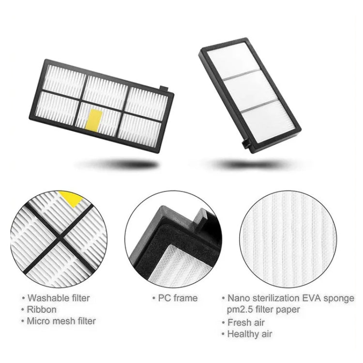 11pcs /Set Filter Sweeper Accessories For iRobot Roomba 800 & 900 Series - For iRobot Accessories by PMC TechLife | Online Shopping South Africa | PMC TechLife | Buy Now Pay Later Mobicred