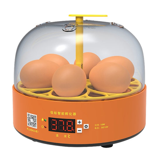 6-Eggs Small Household Experimental Children Smart Chicken Incubators, Spec: Dual-electric Automatic EU Plug - Incubators by PMC Jewellery | Online Shopping South Africa | PMC Jewellery