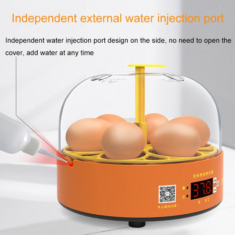 6-Eggs Small Household Experimental Children Smart Chicken Incubators, Spec: Dual-electric Automatic EU Plug - Incubators by PMC Jewellery | Online Shopping South Africa | PMC Jewellery