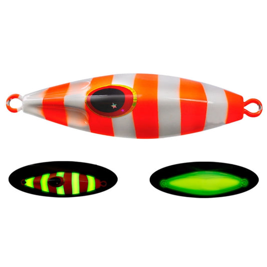 PROBEROS LF124 Deep Sea Iron Plate Lead Fish Fishing Lure Slow Sinking Rocking Luminous Boat Fishing Bait, Size: 60g(Color A) - Fishing Lures by PROBEROS | Online Shopping South Africa | PMC Jewellery | Buy Now Pay Later Mobicred