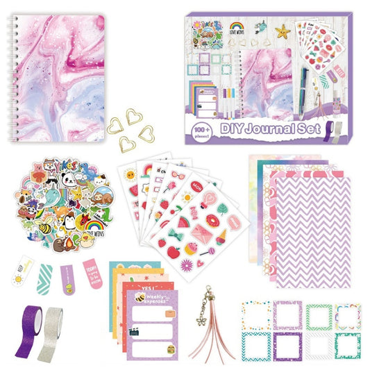 Children DIY Decorative Handbook Scrapbook Stickers(Purple) - Handbook Decorative Stickers by PMC Jewellery | Online Shopping South Africa | PMC Jewellery