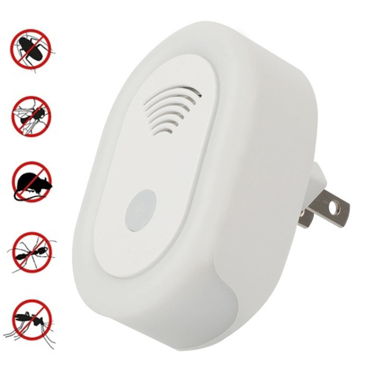 Adjustable Night Light Ultrasonic Mosquito Repeller Mini Home Electronic Mouse Repeller, Spec: US Plug(White) - Repellents by PMC TechLife | Online Shopping South Africa | PMC TechLife