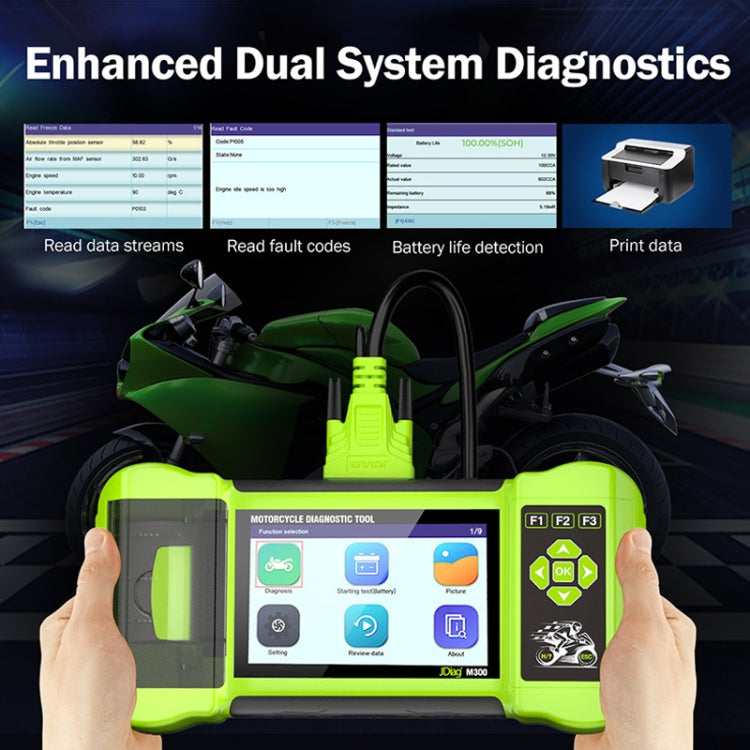 For Harley/Ducati/BMW JDiag Intelligent Heavy Duty Machine Tester - free shipping - PMC TechLife - Order now!