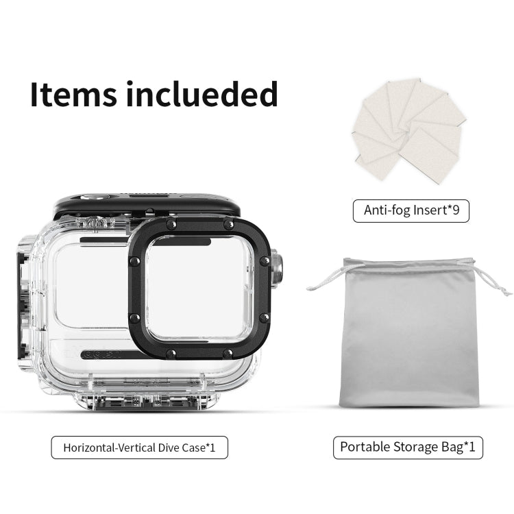 For Insta360 Ace aMagisn Horizontal and Vertical Shooting Dive Shell 60m Waterproof Shell Accessories - Case & Bags by aMagisn | Online Shopping South Africa | PMC Jewellery | Buy Now Pay Later Mobicred