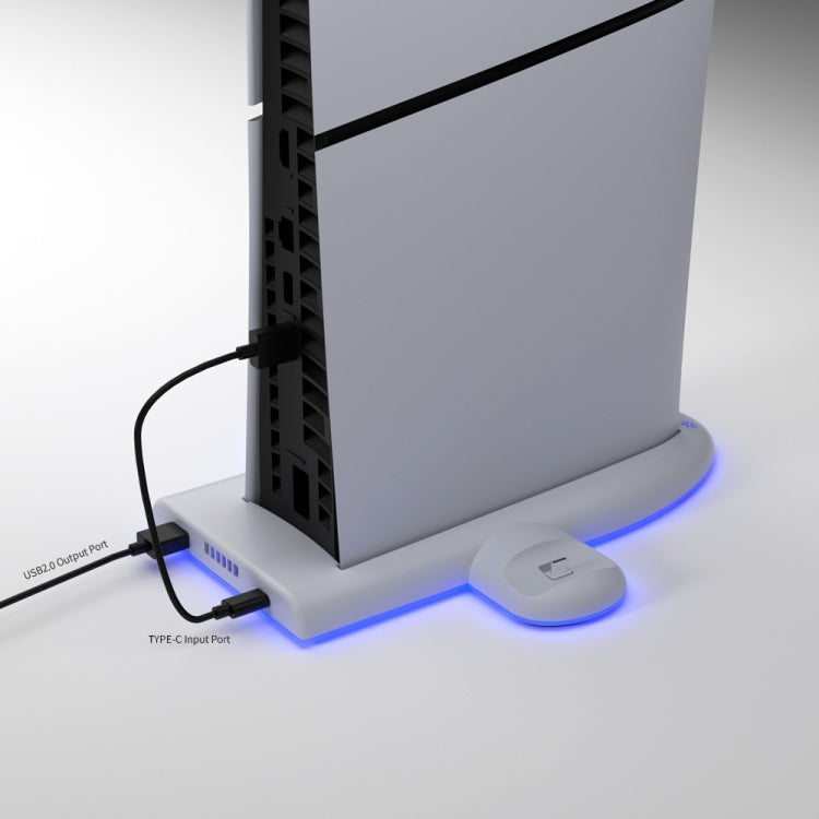 For PS5 Slim Console DOBE Multifunctional Charging Base with RGB Light - Charger & Power by DOBE | Online Shopping South Africa | PMC Jewellery | Buy Now Pay Later Mobicred