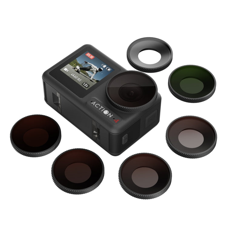 For DJI Osmo Action 4 AMagisn Waterproof Filter Sports Camera Accessories, Style: ND8+ND16+ND32+CPL -  by aMagisn | Online Shopping South Africa | PMC Jewellery | Buy Now Pay Later Mobicred