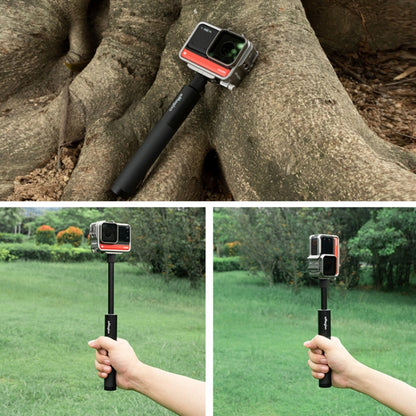 aMagisn 70cm Invisible Straight Pull Selfie Stick Sports Camera Accessories, Specification: Rod+1/4 Turn 3 Jaw+Screw+Phone Clip - Extendable Pole by aMagisn | Online Shopping South Africa | PMC Jewellery | Buy Now Pay Later Mobicred