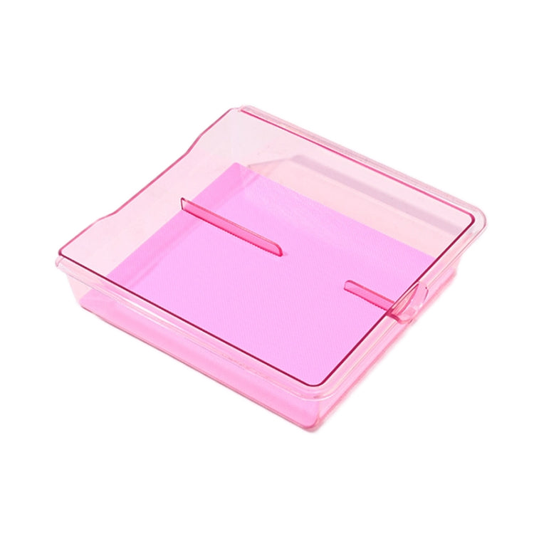 For 2023.9 Tesla Model3 Silicone Double-Layer Storage Box, Color: Pink Central Control - Stowing Tidying by PMC Jewellery | Online Shopping South Africa | PMC Jewellery | Buy Now Pay Later Mobicred