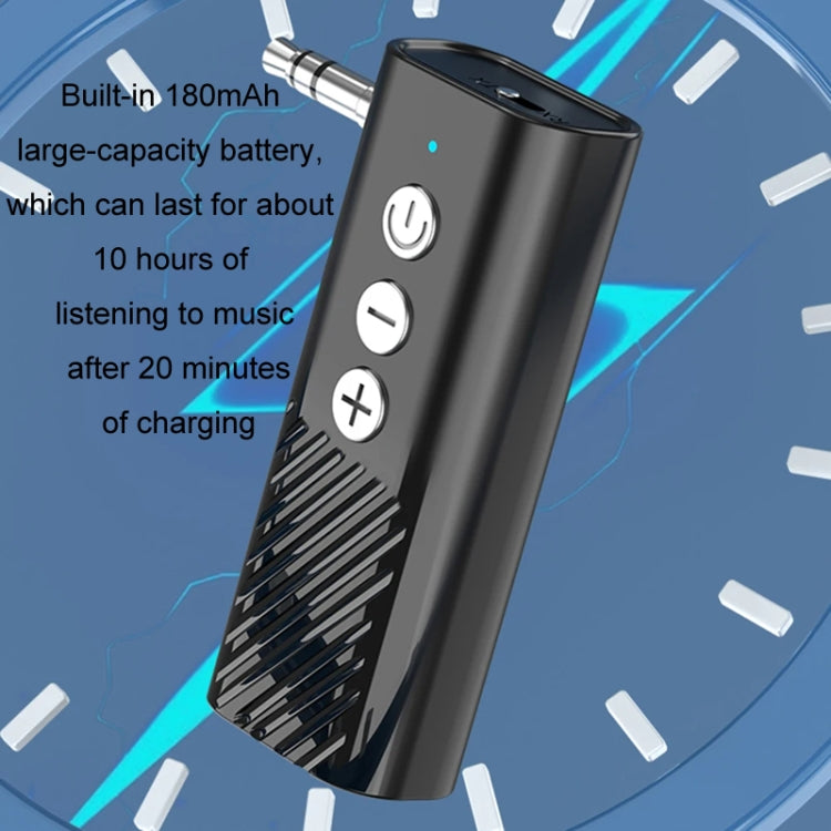Bluetooth 5.3 Car TF Playback AUX Receiver Transmitter - Bluetooth Adapters by PMC TechLife | Online Shopping South Africa | PMC TechLife