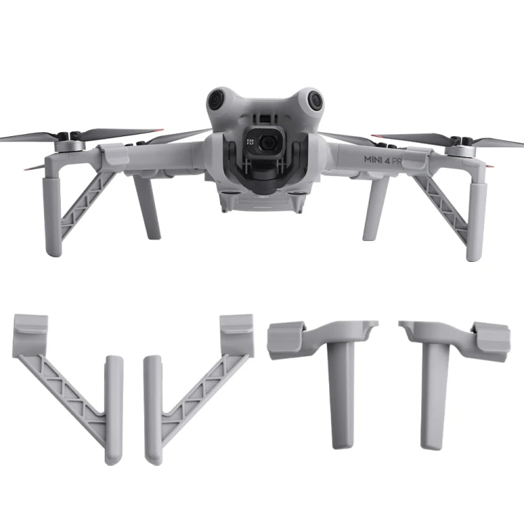 For DJI Mini 4 Pro Drone BRDRC Landing Gear Increased Height Leg(Gray) - Holder Series by BRDRC | Online Shopping South Africa | PMC Jewellery | Buy Now Pay Later Mobicred