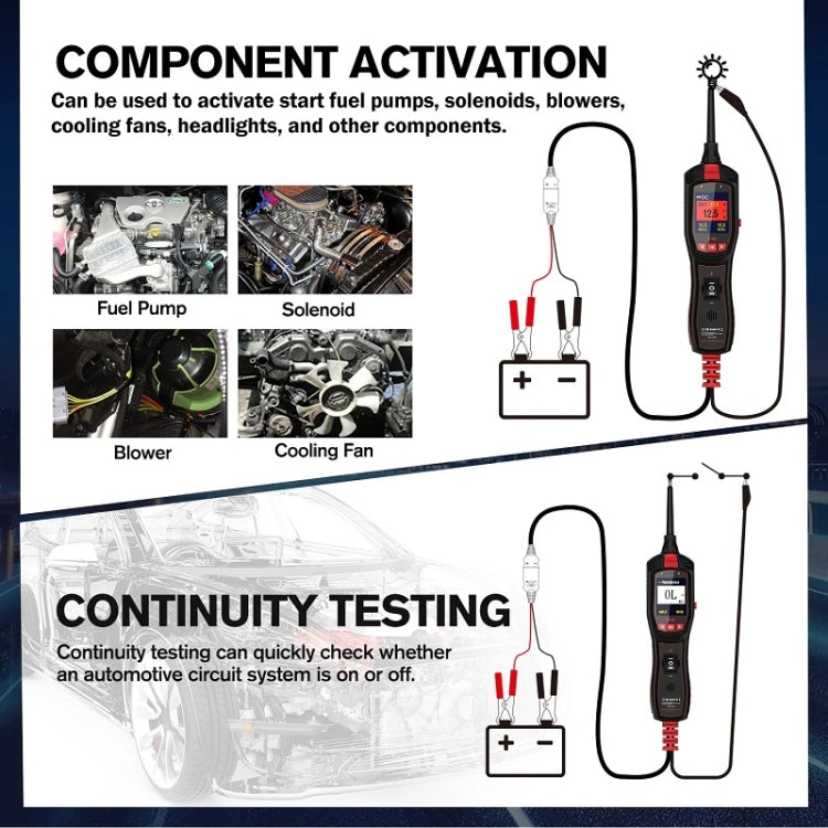 JDiag 6-30V Electrical Detector Fuel Injector Signal Detection Vehicle System Diagnosis(P150) - free shipping - PMC TechLife - Order now!