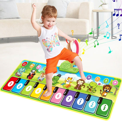 110x36cm Children Piano Mat Footsteps Music Dancing Blanket Parent-Child Multifunctional Game Blanket - Music Toys by PMC Jewellery | Online Shopping South Africa | PMC Jewellery | Buy Now Pay Later Mobicred