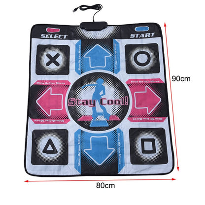 USB Wired Dancing Mat Electronic Music Game Pad Toy To PC(Cool Blue) - Music Toys by PMC Jewellery | Online Shopping South Africa | PMC Jewellery | Buy Now Pay Later Mobicred