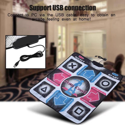 USB Wired Dancing Mat Electronic Music Game Pad Toy To PC(XO Surface) - Music Toys by PMC Jewellery | Online Shopping South Africa | PMC Jewellery | Buy Now Pay Later Mobicred