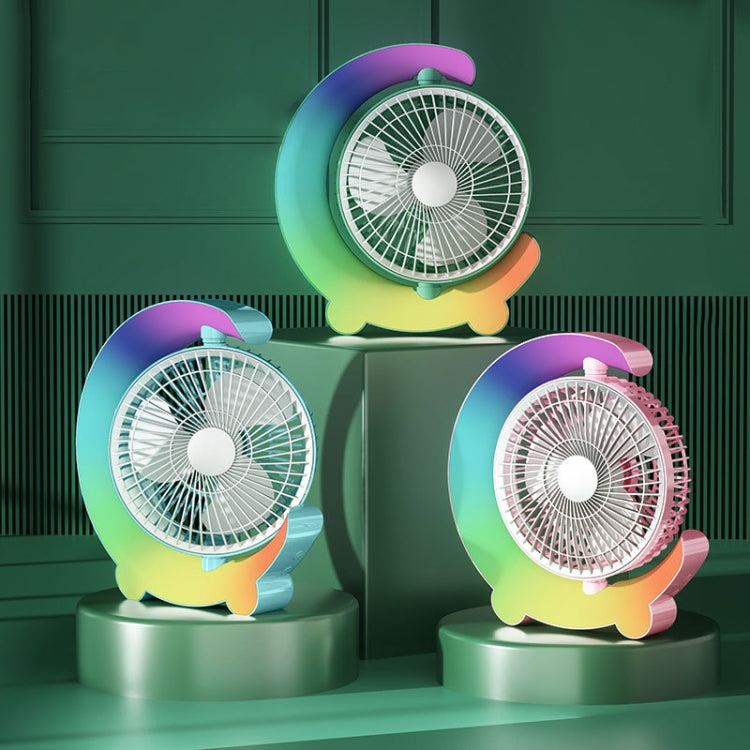 F11 USB Charging Cool Marquee Desktop Portable Fan(Sakura Pink) - Electric Fans by PMC TechLife | Online Shopping South Africa | PMC TechLife | Buy Now Pay Later Mobicred