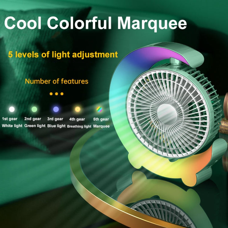 F11 USB Charging Cool Marquee Desktop Portable Fan(Sakura Pink) - Electric Fans by PMC TechLife | Online Shopping South Africa | PMC TechLife | Buy Now Pay Later Mobicred