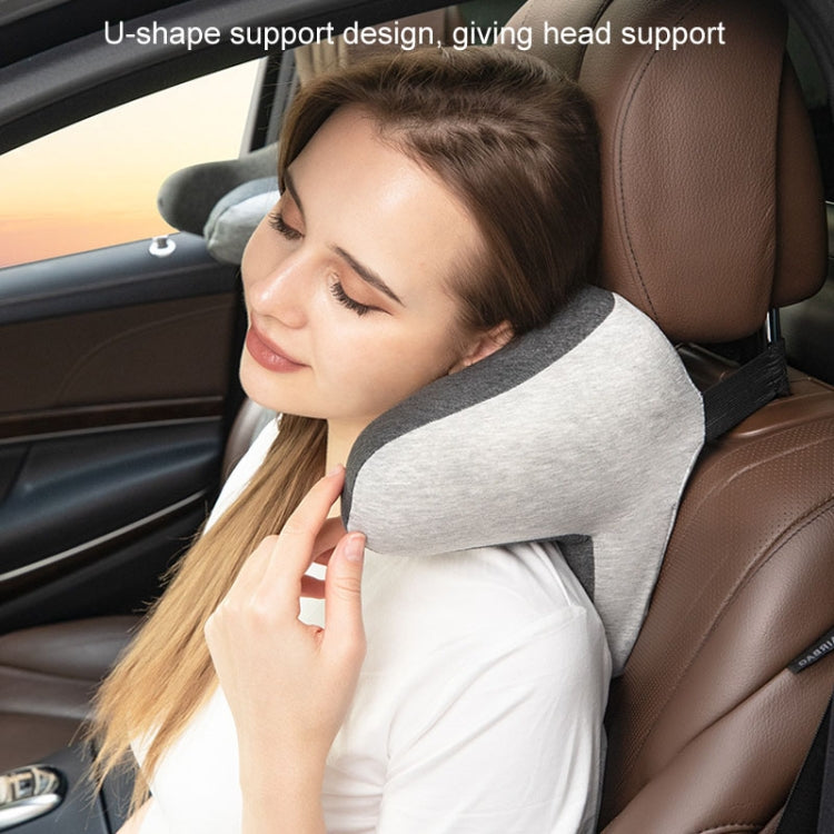 BEWALKER Car Headrest Memory Foam Neck Support Pillow Car Seat Cervical Cushion(Grey) - Seat Accessories by BEWALKER | Online Shopping South Africa | PMC Jewellery | Buy Now Pay Later Mobicred