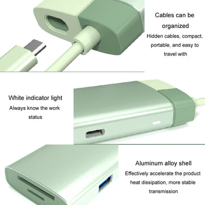 BS7A 7 In 1 Type-C Docking Station Multi-Function USB Hub Docking Station Converter(Gray) - USB HUB by PMC Jewellery | Online Shopping South Africa | PMC Jewellery | Buy Now Pay Later Mobicred