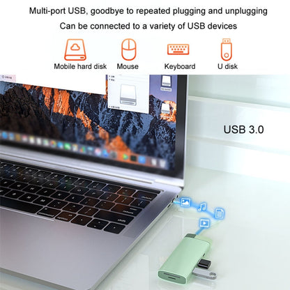 BS7A 7 In 1 Type-C Docking Station Multi-Function USB Hub Docking Station Converter(Gray) - USB HUB by PMC Jewellery | Online Shopping South Africa | PMC Jewellery | Buy Now Pay Later Mobicred