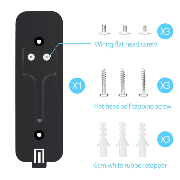 For Blink Doorbell Backplate Replacement Part(Black) - Other Device by PMc TechLife | Online Shopping South Africa | PMc TechLife | Buy Now Pay Later Mobicred