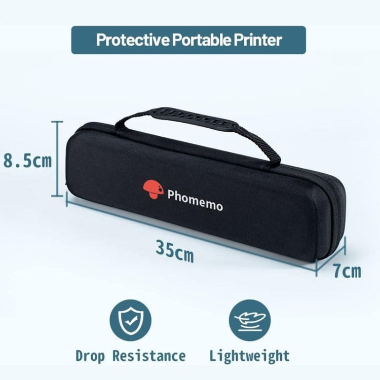 Phomemo Portable Storage Bag For M08F / P831 Printer(Black) - Printer Accessories by Phomemo | Online Shopping South Africa | PMC Jewellery | Buy Now Pay Later Mobicred