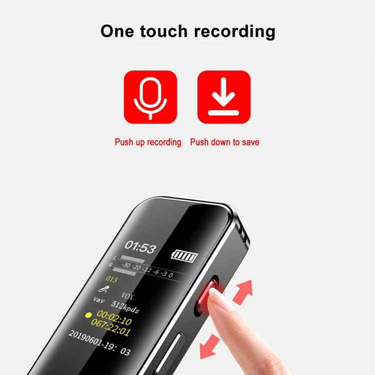 G1 0.96-Inch IPS Color Screen HD Smart Mini Noise Reduction Timer Recorder, Capacity: 8GB - Recording Pen by PMC Jewellery | Online Shopping South Africa | PMC Jewellery | Buy Now Pay Later Mobicred