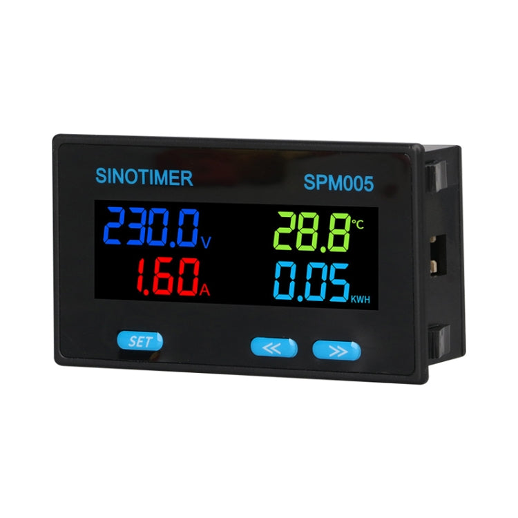 SINOTIMER SPM005 AC Digital Display Voltage Current Power Electricity Multifunctional Monitoring Meter, Specification: 200A - Current & Voltage Tester by SINOTIMER | Online Shopping South Africa | PMC Jewellery | Buy Now Pay Later Mobicred