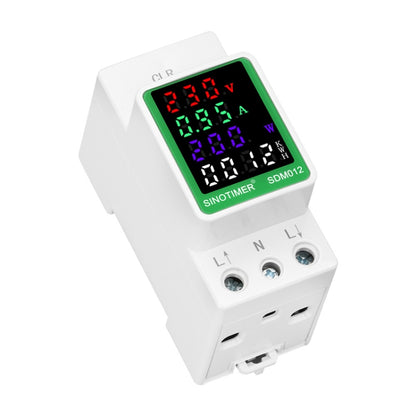 SINOTIMER DIN Rail AC Digital Display Current Voltage Power Electricity Multi-Function Tester, Model: SDM012-RS485 - Current & Voltage Tester by SINOTIMER | Online Shopping South Africa | PMC Jewellery | Buy Now Pay Later Mobicred