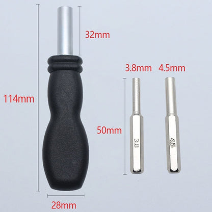 For N64/NGC/SFC Game Console Disassembly Hardware Tools Screwdriver Accessories, Model: 3.8mm+4.5mm Sleeve - Screwdriver by PMC Jewellery | Online Shopping South Africa | PMC Jewellery