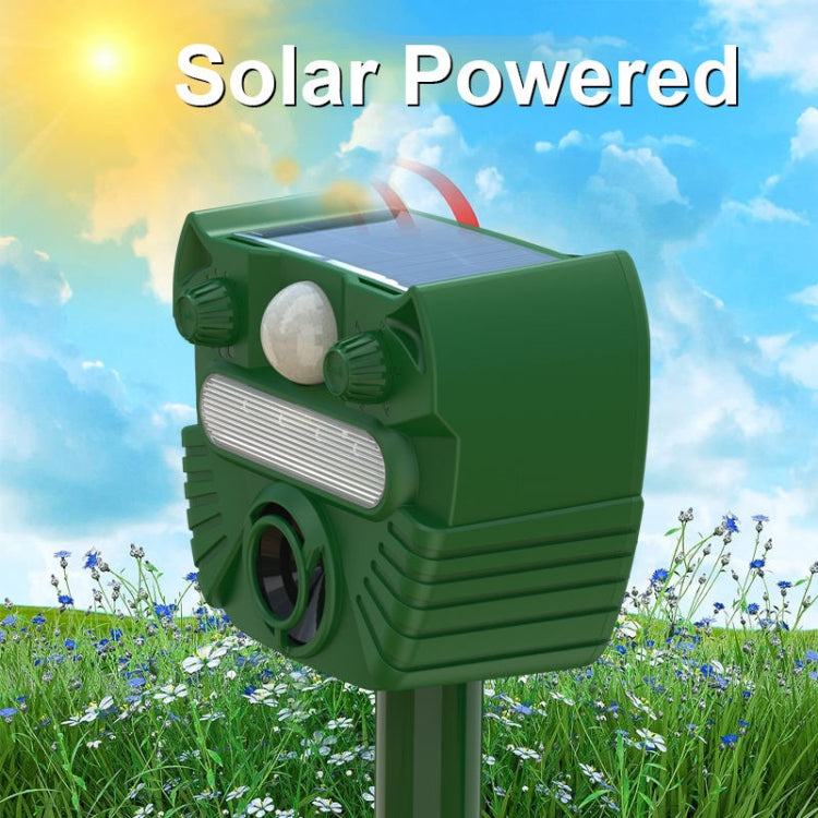 Outdoor Solar Animal Driving Device Ultrasonic Waterproof Infrared Sensor - Outdoor Insect Repellent by PMC TechLife | Online Shopping South Africa | PMC TechLife | Buy Now Pay Later Mobicred