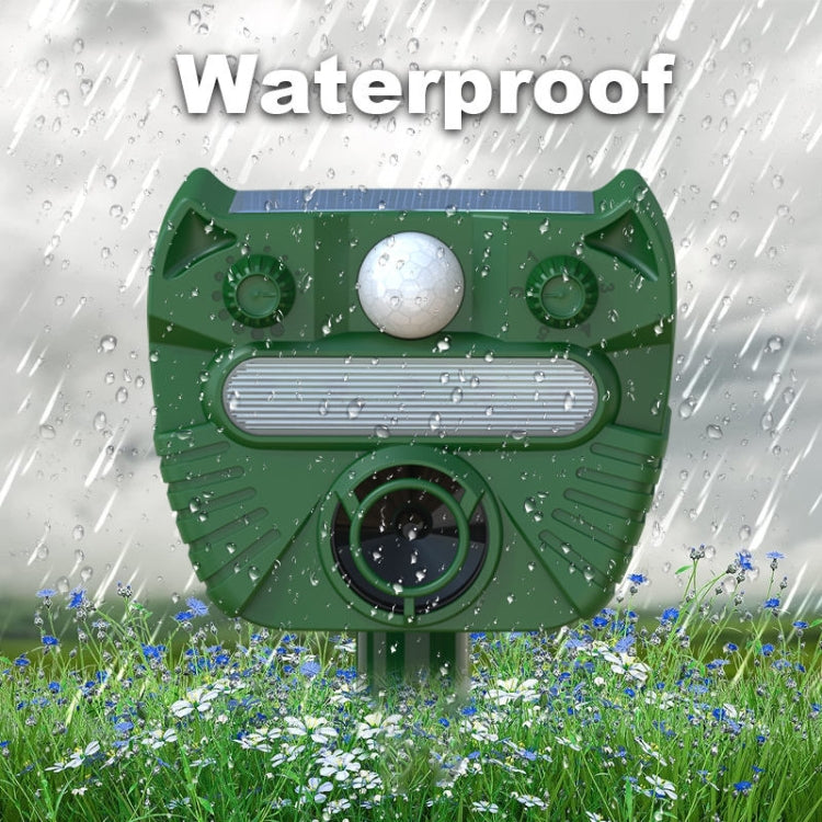 Outdoor Solar Animal Driving Device Ultrasonic Waterproof Infrared Sensor - Outdoor Insect Repellent by PMC TechLife | Online Shopping South Africa | PMC TechLife | Buy Now Pay Later Mobicred