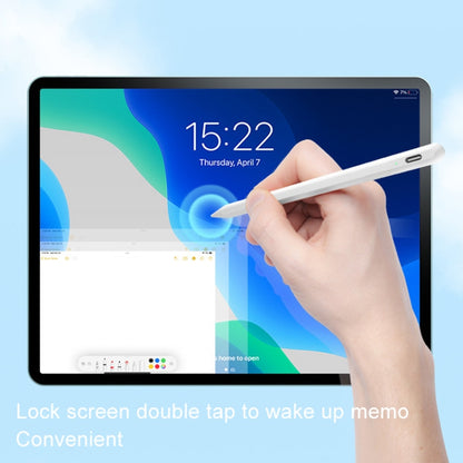 Fast Charge+Touch Switch+Bluetooth Function Anti-false Touch Capacitive Pen for iPad 2018 or Later(White) - Stylus Pen by PMC Jewellery | Online Shopping South Africa | PMC Jewellery | Buy Now Pay Later Mobicred